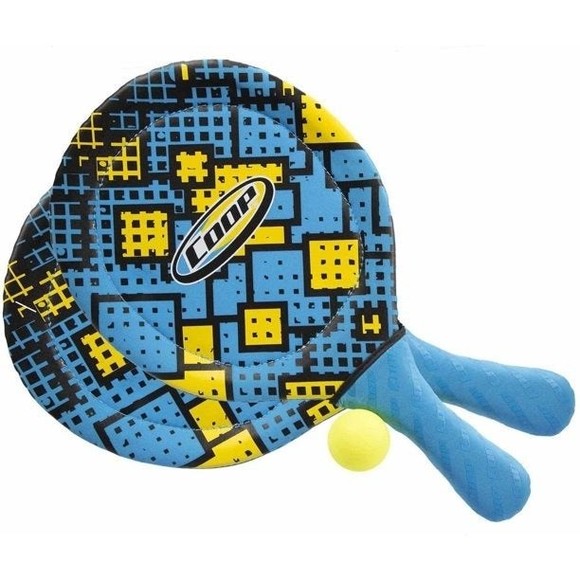 Coop Hawaiian Print Hydro Smash Paddles - 2 paddle set with ball - Picture 3 of 3